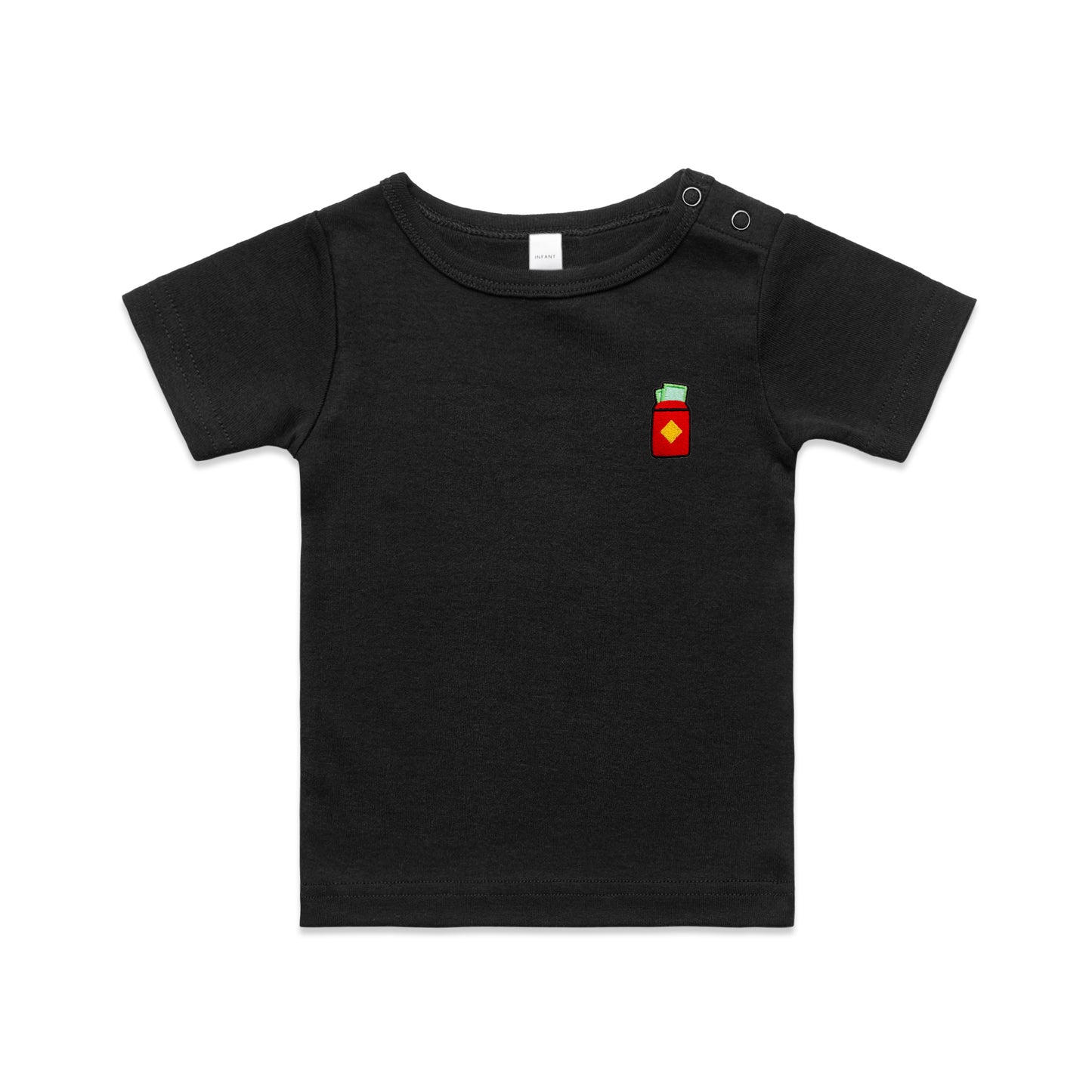 Red Pocket Tee - Baby