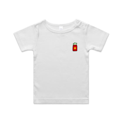 Red Pocket Tee - Baby