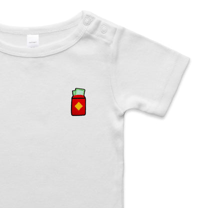 Red Pocket Tee - Baby